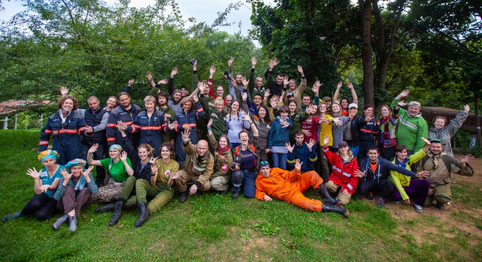 Всероссийский тренировочный лагерь для добровольных лесных пожарных. Фото © Юлия Петренко